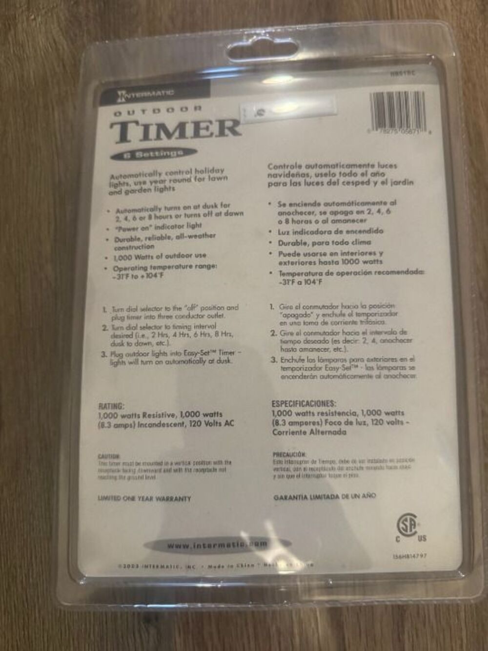 Intermatic Outdoor Timer - Picture 2 of 2